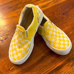 Toddler Checkerboard Classic Slip On Vans